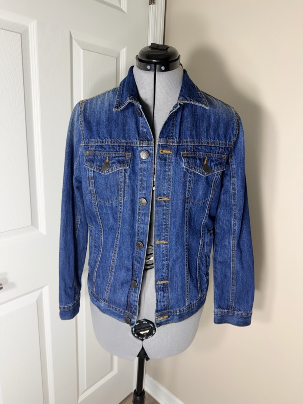 Denim Dept by Zara Boys - Unisex Jean Jacket Classic Blue Youth 13/14 EUC